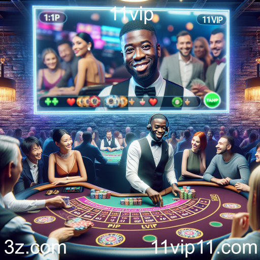 A Experiência Imersiva do Cassino ao Vivo no 11vip